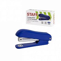 степлер №10 STAFF (СТАФФ) с антистеплером синий 1/12 228738 Мин.заказ=3