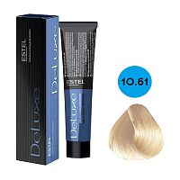 краска для волос ESTEL (ЭСТЕЛЬ) Deluxe 60мл 10/61 Светлый блондин Фиолетово-пепельный