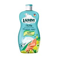 средство для мытья посуды LAMM (ЛАММ) 450мл Лайм и листья мяты 1/12 802798 АКЦИЯ! Мин.заказ=2