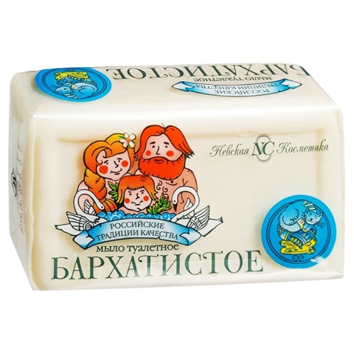 мыло туалетное БАРХАТИСТОЕ 140г  Нэфис Косметикс Мин.заказ=4