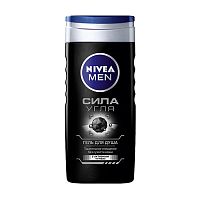 гель для душа NIVEA (НИВЕЯ) МЕN 250мл Сила угля 1/12
