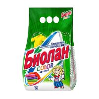 стиральный порошок БИОЛАН авт.6кг Колор 1/2  АКЦИЯ!