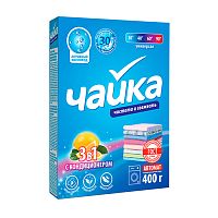 стиральный порошок ЧАЙКА авт.  400г 3в1 1/18 Мин.заказ=3