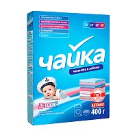 стиральный порошок ЧАЙКА авт.  400г Детский 1/18 Мин.заказ=3