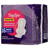 гигиенические прокладки DAY SPA (ДЭЙ СПА) 16шт Ultra Natural Soft Maxi 1/12