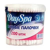 ватные палочки DAY SPA (ДЭЙ СПА) 200шт стакан 1/48 Мин.заказ=4