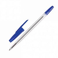 ручка шариковая синяя BRAUBERG (БРАУБЕРГ) LINE 1/50/200 141097 Мин.заказ=50
