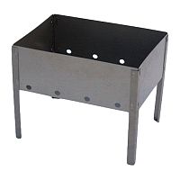мангал 400*250*400мм ЭКОНОМ сталь 0,4мм без шампуров 1/10 50049 АКЦИЯ!