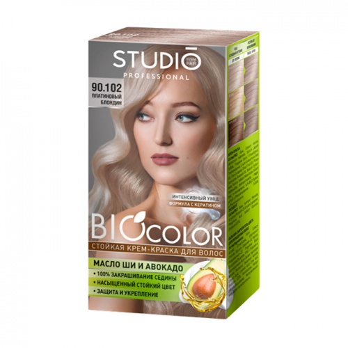 краска для волос BIOcolor (БИОколор) 90.102 Платиновый блонди 1/12 55880 Мин.заказ=2