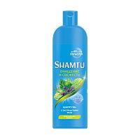 шампунь SHAMTU (ШАМТУ) 500мл Глубокое очищение  и свежесть,экстракт трав 1/12