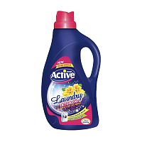 гель для стирки ACTIVE (АКТИВ) 2,5л Степные цветы,универсальный,гипоаллергенный 1/6