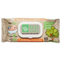 салфетки влажные 60шт ECOLOGICA (ЭКОЛОГИКА) 3136907 1/28