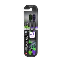 зубная щетка BIOMED (БИОМЕД) 2шт black,средняя 1/8