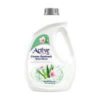 жидкое крем-мыло ACTIVE (АКТИВ) 2л Алоэ вера и лотос 1/6 АКЦИЯ!