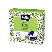 гигиенические прокладки BELLA (БЕЛЛА) ежедн. 70шт Панти Flora Green tea BE-021-RZ70-007