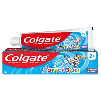 зубная паста детская COLGATE (КОЛГЕЙТ) 50мл Доктор заяц вкус жвачки от 2-х лет 1/48 89286 Мин.заказ=2