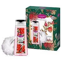 набор жен.CAMAY (КАМЕЙ) Botanicals Цветы граната ( гель д/душа 250мл+мочалка) 1/6