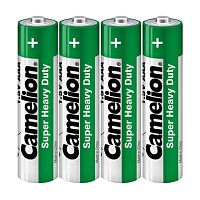 батарейки CAMELION (КАМЕЛИОН)  R03 4шт солевые спайка 1/15 1238 Мин.заказ=2