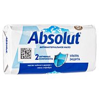 мыло туалетное ABSOLUT (АБСОЛЮТ) 90г Ультразащита 1/72   6059  Мин.заказ=6