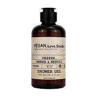гель для душа VEGAN.LOVE.STUDIO 300мл Pepper, Amber, Neroli 