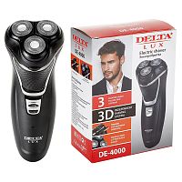 бритва электрическая DELTA LUX DE-4000 черный 3 Вт