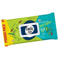 салфетки влажные 120шт EMILY STYLE (ЭМИЛИ СТАЙЛ) Зеленый чай с клапаном 1/14 7369/7996 Мин.заказ=2