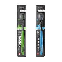 зубная щетка BIOMED (БИОМЕД) black,средняя 1/12 Мин.заказ=6