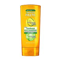 бальзам для волос FRUCTIS (ФРУКТИС) 387мл Тройное восстановление 1/12