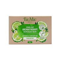 мыло туалетное BIOMIO (БИОМИО)  90г Bio-Soap,бергамот,зеленый чай 1/24 Мин.заказ=3