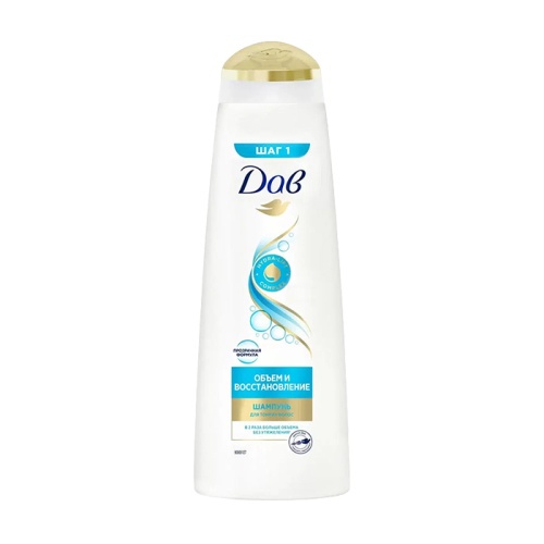 шампунь DOVE (ДАВ) 380мл Объем и восстановление 1/10 АКЦИЯ!