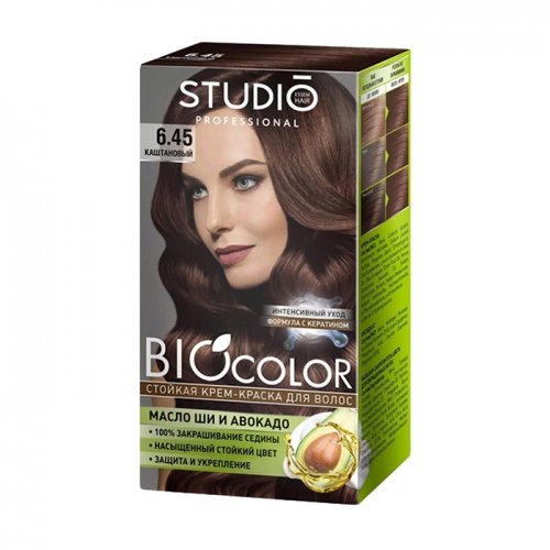 краска для волос BIOcolor (БИОколор) 6.45 Каштановый 1/12 55842 Мин.заказ=2
