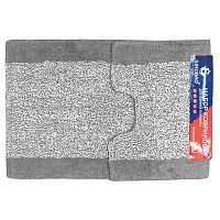 коврики набор 60*100см,60*50см SINDBAD хлопковый св.серый 15046