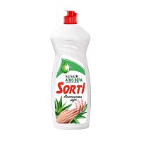 средство для мытья посуды SORTI (СОРТИ)  900мл бальзам Алоэ вера 1/12 1819-3 Мин.заказ=2