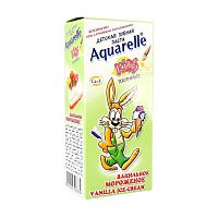зубная паста детская AQUARELLE KIDS (АКВАРЕЛЬ КИДС) 50мл Ванильное мороженое от 3-х лет 1/32 Мин.заказ=2