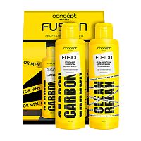 набор муж.CONCEPT(КОНЦЕПТ) Fusion Men Relax (гель-шамп. для мужчин Clean Relax 300мл+шамп.Carbon 300мл) 1/4