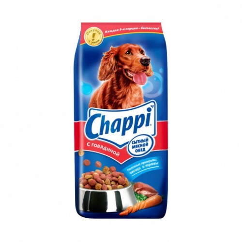 корм CHAPPI (ЧАППИ) 15 кг с говядиной