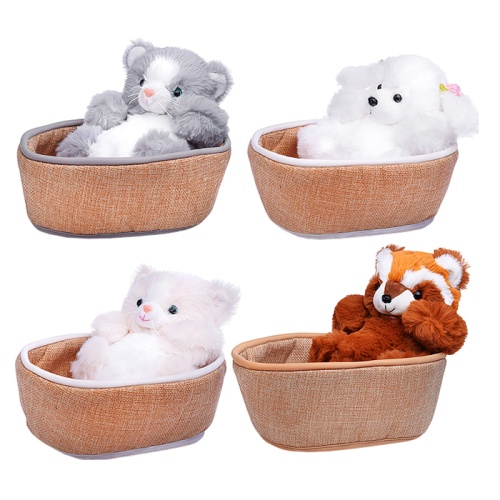 мягкая игрушка ЗВЕРУШКА В ЛЕЖАНКЕ М1502
