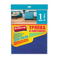 тряпка для пола 80*100 микрофибра AVIKOMP (АВИКОМП) мини синяя 1/5 86795