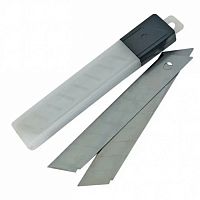 лезвия сменные для ножа STAFF Basic 18мм толщина 0,38мм 10шт 1/10 235466  Мин.заказ=3