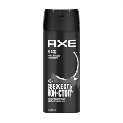 спрей дезодорант мужской AXE (АКС) 150мл Блэк 