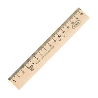 линейка 15см деревянная ЛП-150 1/50 С03 210147  Мин.заказ=10