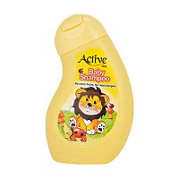 шампунь детский ACTIVE (АКТИВ) 250мл ЛЬВЕНОЧЕК Аромат банана 0+ 1/16 Мин.заказ=2