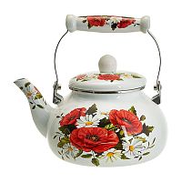 чайник 2,5л МАКИ эмаль с керамической ручкой EM-1332 1/8
