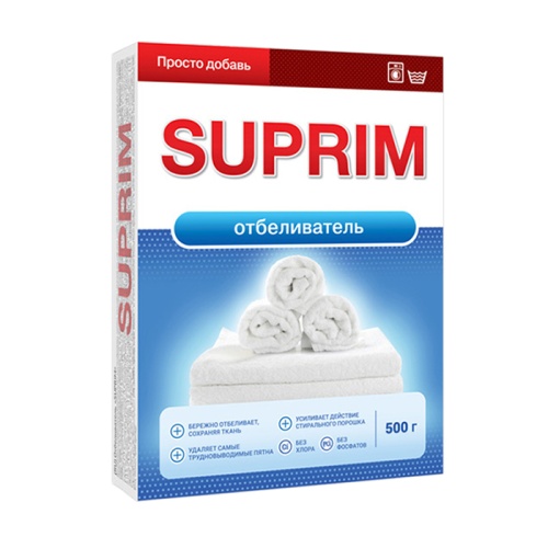 отбеливатель SUPRIM (СУПРИМ) 500г 1/18 отбеливатель SUPRIM (СУПРИМ) 500г 1/18