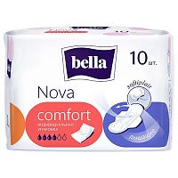 гигиенические прокладки BELLA (БЕЛЛА) 10шт Нова Комфорт софт 4капли 1/36 BE012-RW10-082/ RW10-Е10/BE-012-RW10-E07	 Мин.заказ=2