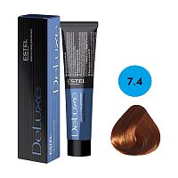 краска для волос ESTEL (ЭСТЕЛЬ) Deluxe 60мл 7/4 Русый медный