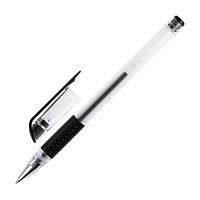 ручка гелевая черная STAFF (СТАФФ) Everyday GP-192 с грипом 1/12 141823 Мин.заказ=12
