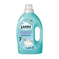 гель для стирки LAMM (ЛАММ) 1.3л Альпийская свежесть 1/8 802708/802716