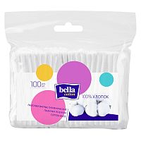 ватные палочки BELLA (БЕЛЛА) 100шт пакет 1/70 F100-007/F100-002 Мин.заказ=5