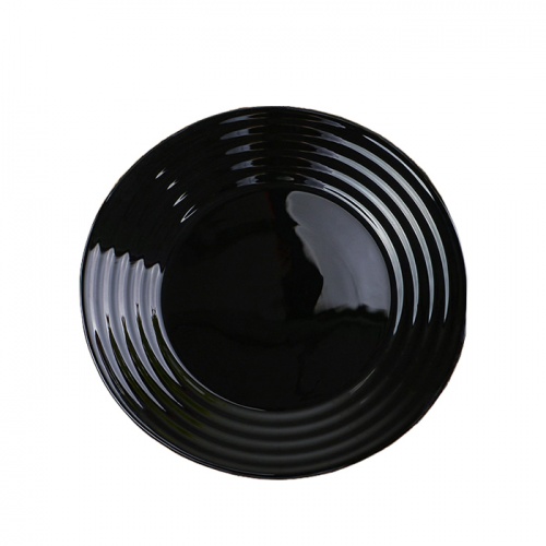 тарелка d-18см AVVIR CARVE десертная,цвет черный 9071704 Мин.заказ=6